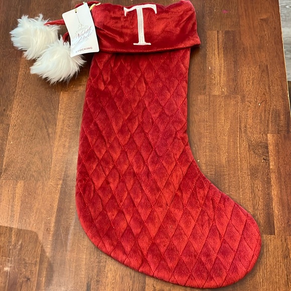 Other - North Pole Trading Co. Red Velvet Stocking